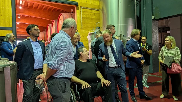 Gianfranco Vissani in visita alla Cantina di Conselve
