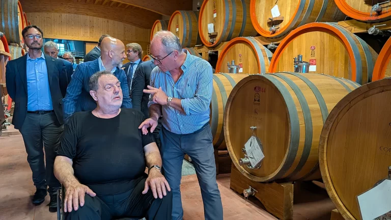 Gianfranco Vissani in visita alla Cantina di Conselve